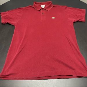 Lacoste Polo in Dark Red